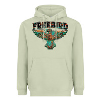 Matcha aztec free bird Heavyweight Hoodie - NancyCooperArtShop