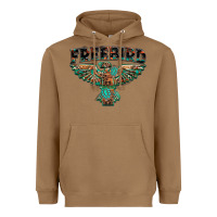Toasted Coconut aztec free bird Heavyweight Hoodie - NancyCooperArtShop