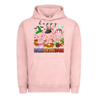 Pigment Salmon happy hallothanksmas pigs Urban Hoodie - texasbilliewilder