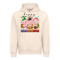 Sandshell happy hallothanksmas pigs Urban Hoodie - texasbilliewilder