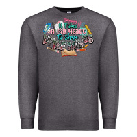 Charcoal Heather it takes a big heart to shape little mind teacher Premium Sweatshirt - NancyCooperArtShop
