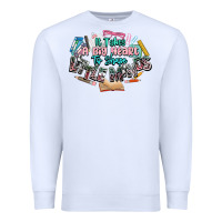 White it takes a big heart to shape little mind teacher Premium Sweatshirt - NancyCooperArtShop