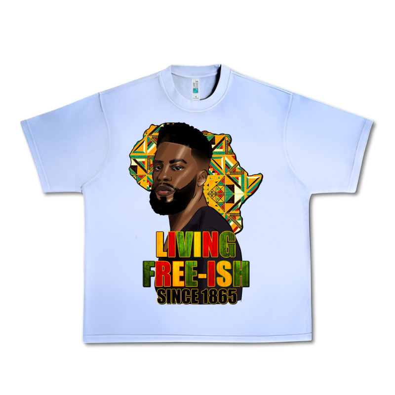 Juneteenth Living Freeish Since 1865 Urban Heavy Tee by HRA Design Shop | Teevron