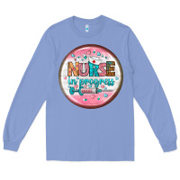 Colony Blue nurse round earrings 2 Long Sleeve Tee - BundleAndBundleShop