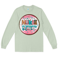 Matcha nurse round earrings 2 Long Sleeve Tee - BundleAndBundleShop