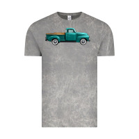 Cloud Rock western truck right side view Vintage Tee - FaDigitalArtStudio