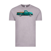 Vintage Zinc western truck right side view Vintage Tee - FaDigitalArtStudio