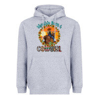 Heather Grey shoulda been a cowgirl Heavyweight Hoodie - MaliasSmallBusiness