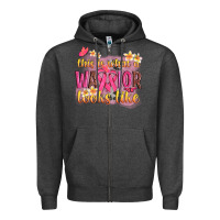 Charcoal Heather this is what a warrior looks like Zipper Hoodie - NancyCooperArtShop
