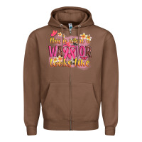 Chestnut this is what a warrior looks like Zipper Hoodie - NancyCooperArtShop