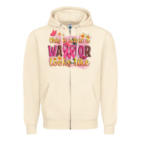 Sandshell this is what a warrior looks like Zipper Hoodie - NancyCooperArtShop
