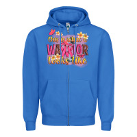 True Royal this is what a warrior looks like Zipper Hoodie - NancyCooperArtShop