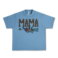 Pebble Blue mama Urban Heavy Tee - CowhideDigitalArt
