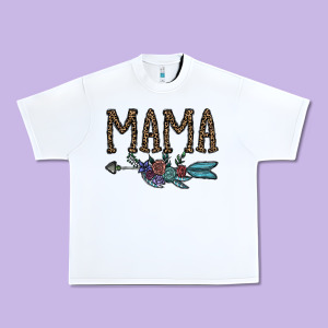 Mama Urban Heavy Tee Designed By Cowhidedigitalart