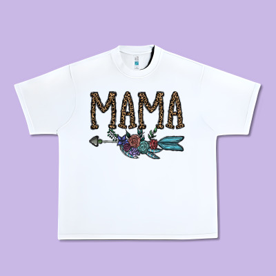 Mama Urban Heavy Tee Designed By Cowhidedigitalart
