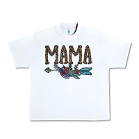 White mama Urban Heavy Tee - CowhideDigitalArt
