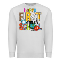 Dove Grey happy first day of school Premium Sweatshirt - NancyCooperArtShop