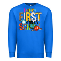 True Royal happy first day of school Premium Sweatshirt - NancyCooperArtShop