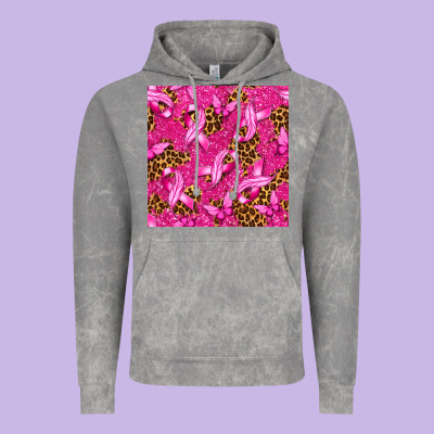 Breast Cancer With Ribbon And Butterfly Vintage Hoodie Designed By Texasbilliewilder