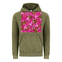 Vintage Olive Breast Cancer with Ribbon and Butterfly Vintage Hoodie - texasbilliewilder