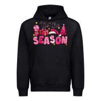 Black Pink 'tis the season Christmas Urban Hoodie - texasbilliewilder