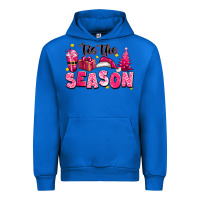 Cobalt Pink 'tis the season Christmas Urban Hoodie - texasbilliewilder