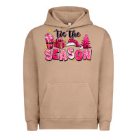 Pigment Burro Pink 'tis the season Christmas Urban Hoodie - texasbilliewilder