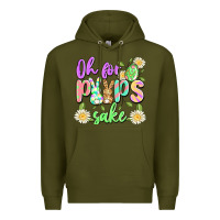 Army Green oh for peeps sake Premium Hoodie - Artiststas