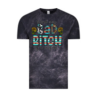 Cloud Black Behind Every Bad Bitch is a Carseat Vintage Tee - CowhideDigitalArt