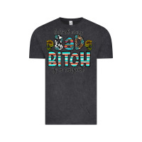 Vintage Black Behind Every Bad Bitch is a Carseat Vintage Tee - CowhideDigitalArt