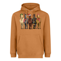 Meerkat horses with christmas Heavyweight Hoodie - MaliasSmallBusiness