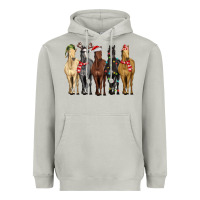 Moon Dust horses with christmas Heavyweight Hoodie - MaliasSmallBusiness