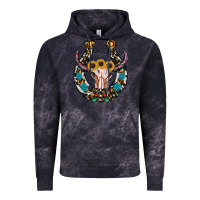 Cloud Black western horseshoe skull Vintage Hoodie - RanaPortraitStore