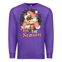 Purple tis the season conchas Premium Sweatshirt - MaliasSmallBusiness