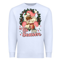 White tis the season conchas Premium Sweatshirt - MaliasSmallBusiness