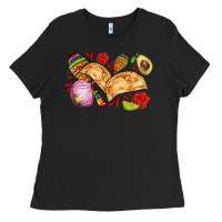 Black empanadas roses onion lime and avocado Ladies Tee - AdoDesignShop