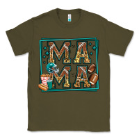Army Green american football mama Classic Tee - Jasminsmagicworld