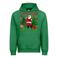 Emerald I love a man with a beard Christmas Urban Hoodie - NancyCooperArtShop