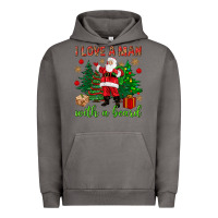 Pigment Tornado I love a man with a beard Christmas Urban Hoodie - NancyCooperArtShop