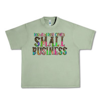 Oil Green minding my own small bussiness Urban Heavy Tee - CowhideDigitalArt