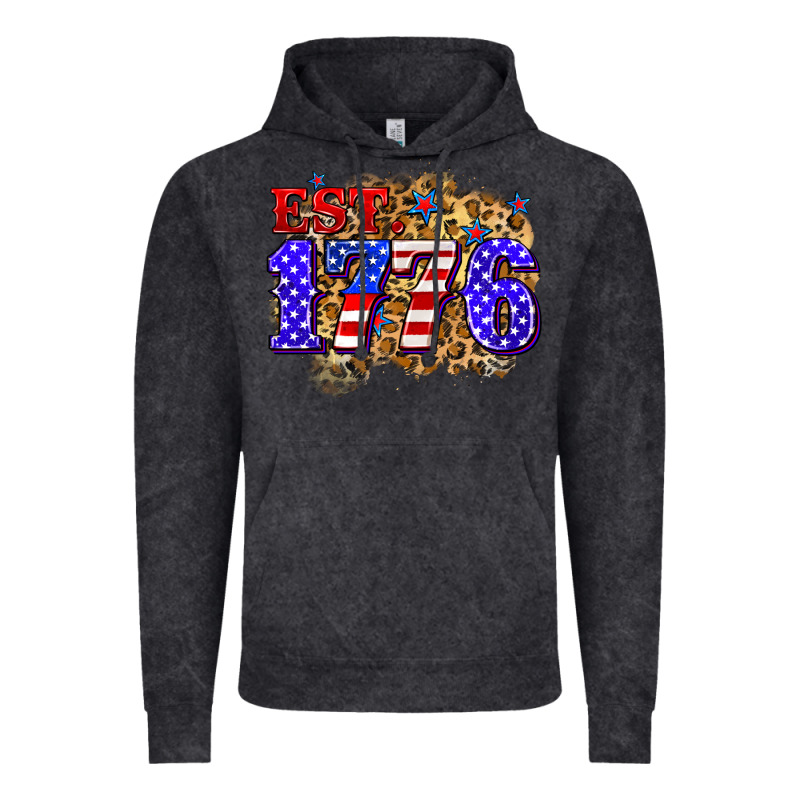 Est. 1776 4th Of July Vintage Hoodie by Zillion Design Studio | Teevron