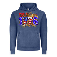 Vintage Denim est. 1776 4th of july Vintage Hoodie - Zillion Design Studio