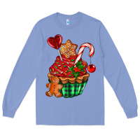Colony Blue christmas cupcake Long Sleeve Tee - AdoDesignShop