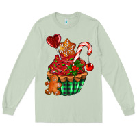Matcha christmas cupcake Long Sleeve Tee - AdoDesignShop