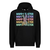 Black happy easter Premium Hoodie - Artiststas