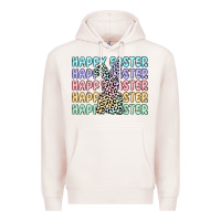 Pale Pink happy easter Premium Hoodie - Artiststas
