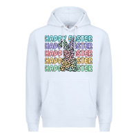 White happy easter Premium Hoodie - Artiststas