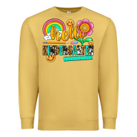 Antique Gold hello kindergarten Premium Sweatshirt - NancyCooperArtShop