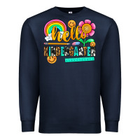 Navy hello kindergarten Premium Sweatshirt - NancyCooperArtShop