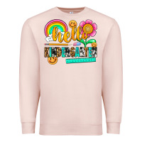 Pale Pink hello kindergarten Premium Sweatshirt - NancyCooperArtShop